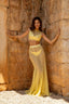 PREMIUM SHEER MERMAID SKIRT - LEMON