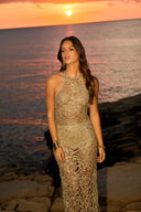 LIMITED EDITION MAXI  DRESS - GOLD