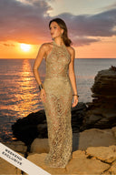 LIMITED EDITION MAXI  DRESS - GOLD