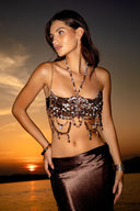 BEADED NECKLACE TOP