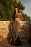 PREMIUM SHEER MERMAID SKIRT - KHAKI