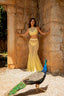PREMIUM SHEER MERMAID SKIRT - LEMON