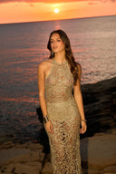 LIMITED EDITION MAXI  DRESS - GOLD