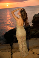 LIMITED EDITION MAXI  DRESS - GOLD